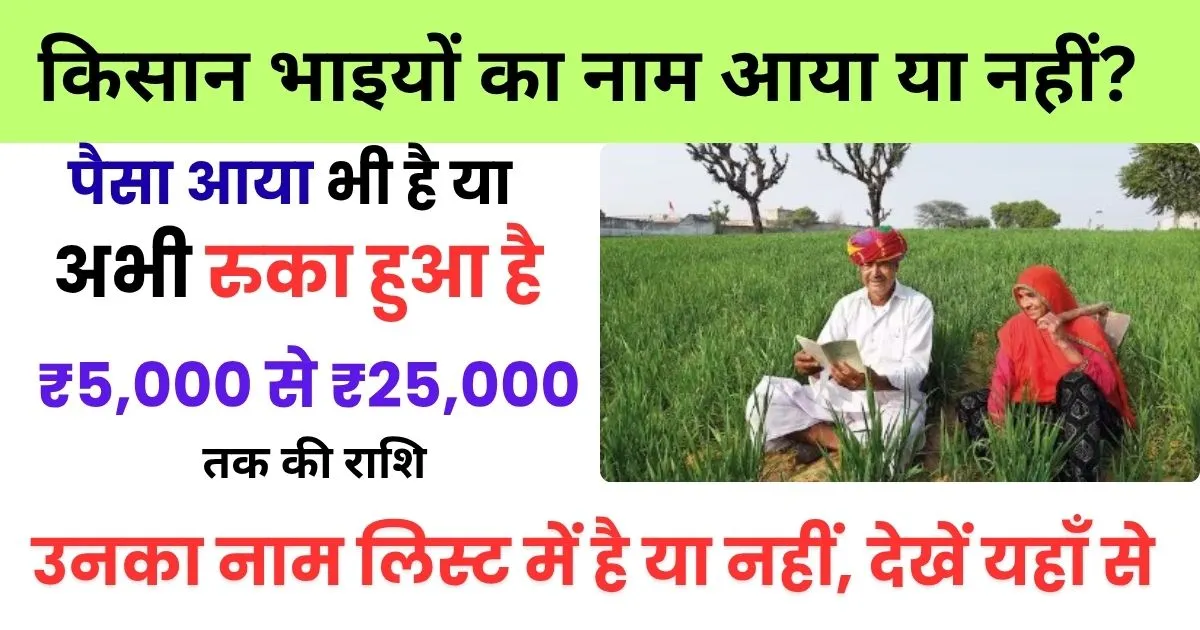 Pradhan Mantri Fasal Bima Yojana List Kaise Dekhe